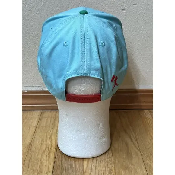 Baseballism Candy Cane Scented Frozen Snowman Blue Red Snapback Hat Cap - Picture 2 of 5